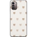Pikkukuva 1 / 3: Nokia G21 Läpinäkyvä kuori Teddy-tausta - söpöt teddykarh
