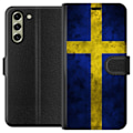 Miniatyrbillede 1 af 3: Samsung Galaxy S21 FE 5G Tegnebogsetui Sverige Flag