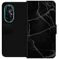 Miniatyrbillede 1 af 3: Huawei nova 8 Pro Tegnebogsetui Sort marmor
