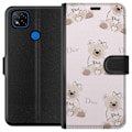 Miniatyrbillede 1 af 3: Xiaomi Redmi 9C Tegnebogsetui Teddy Dior Vibes - luksuriøs ba