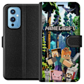 Pikkukuva 1 / 3: OnePlus 9 Lompakkokotelo Minecraft-matkapuhelinkotelo metsällä ja pikselityylisillä hahmoilla