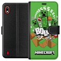 Miniatyrbillede 1 af 3: Samsung Galaxy A10 Tegnebogsetui Minecraft Boom
