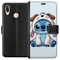 Pikkukuva 1 / 3: Huawei P20 lite Lompakkokotelo Stitch Koirapuku Lilo & Stitch Disney Hauska Design Sininen Avaruusolento Sarjakuva Hahmo Suosittu Lapsille Suosittu Di