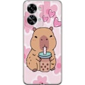 Pikkukuva 1 / 3: OnePlus Nord 2T Läpinäkyvä kuori Kawaii Capybara Sydän Ani