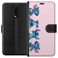 Miniatyrbillede 1 af 3: OnePlus 6T Tegnebogsetui  Stitch Grin & Leg – Perfekt til Te