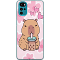Pikkukuva 1 / 3: Motorola Moto G22 Läpinäkyvä kuori Kawaii Capybara Sydän A