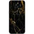 Kompatibel Mobilcover til Samsung Galaxy S7 Marmor Sort & Guld