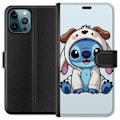 Pikkukuva 1 / 3: Apple iPhone 12 Pro Max Lompakkokotelo Stitch Koirapuku Lilo & Stitch Disney Hauska Design Sininen Avaruusolento Sarjakuva Hahmo Suosittu Lapsille Suo