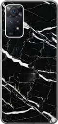 Kompatibelt Mobildeksel til Xiaomi Redmi Note 11 Pro Svart marmorgrafikk svart