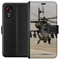 Miniatyrbillede 1 af 3: Samsung Galaxy Xcover 5 Tegnebogsetui AH-64 Apache Attack Heli