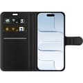 Miniatyrbillede 2 af 3: Kompatibel Tegnebogsetui til Apple iPhone Air KATSEYE-logo med gul stjerne, lilla omløbsringe og lys typografi mod sort baggrund sort