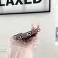 Miniatyrbild 5 av 5: Compatible with iPhone 16 Pro Case TPU+PC Crystal Clear Back with Lanyard Hole - Grey Multicolor Multicolor Brown