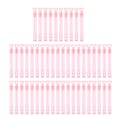 Miniatyrbild 1 av 8: Högkvalitativa nya 50 st Mini Bubbelstavar för barn Hjärtformade Rosa Transparenta Bubbelpinnar Party Favörer för spelbelöningar bröllop