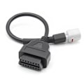 Pikkukuva 7 / 7: Laadukas uuden tyylin auton adapterikaapelin liitin OBD - 4 PIN USB -liitäntään moottoripyörälle