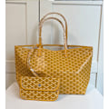 Pikkukuva 1 / 4: Laadukas uusi Houndstooth-laukku, suuri tilavuus, käsilaukku, äitilaukku, lompakkolahja naisille, keltainen Yellow L