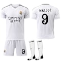 Pikkukuva 1 / 2: Laadukas uusi Real Madridin kotipaita lapsille ja aikuisille jalkapallopaita sukilla No.9 Mbappé 2024-2025 No.9 Mbappé No.9 Mbappé 16
