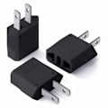 Miniatyrbild 1 av 3: Högkvalitativ ny reseadapter EU till USA 3-pack