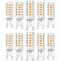 Pikkukuva 1 / 5: Laadukkaat uudet G9 LED-lamput 5W – Lämmin valkoinen – 10 kpl 92