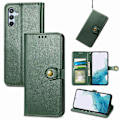 Miniatyrbillede 5 af 5: Højkvalitets nyt læder wallet case stativ til Samsung Galaxy A56 5G Green