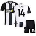 Miniatyrbild 1 av 2: (Påskkampanj) Högkvalitativt Newcastle Hemmaställ Match Kit 2024-2025 Fotbollströja Nummer 14 Alexander Isak (Tröja+Shorts) 24