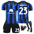 Pikkukuva 2 / 4: Laadukas uusi tyyli 23-24 Inter Milanin kotiharjoittelupaita urheiluasu miesten ja naisten jalkapalloasu NO.10 NO.10 XS