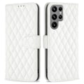 Pikkukuva 1 / 5: Laadukas uuden tyylin Samsung Galaxy S24 Ultra Kotelo Timantti Valkoinen 89