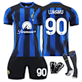 Pikkukuva 3 / 4: Laadukas uusi tyyli 23-24 Inter Milanin kotiharjoittelupaita urheiluasu miesten ja naisten jalkapalloasu Ei numeroa No number 3XL