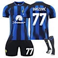 Pikkukuva 1 / 4: Laadukas uusi tyyli 23-24 Inter Milanin kotiharjoittelupaita urheiluasu miesten ja naisten jalkapalloasu NO.77 NO.77 2XL