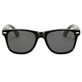 Miniatyrbillede 2 af 4: Højkvalitets nye Retro Wayfarer Solbriller Sort Sort Glas sort black