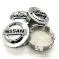 Miniatyrbild 2 av 5: Högkvalitativt nytt 4-pack - Nissan Navkapslar / Hjulnavsemblem - B 60mm - Silver
