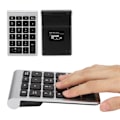 Pikkukuva 5 / 7: Erikoistarjous! Laadukas uusi RF304 22 näppäimen numeronäppäimistö USB 2.4G langaton mini-näppäimistö vastaanottimella, hopea musta