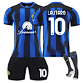 Pikkukuva 1 / 4: Laadukas uusi tyyli 23-24 Inter Milanin kotiharjoittelupaita urheiluasu miesten ja naisten jalkapalloasu NO.10 NO.10 L