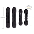 Pikkukuva 3 / 8: Laadukas uuden tyylin Styla Hair Black Magic hiusdonitsin tekosetti 4 kpl (2 pientä, 2 suurta)