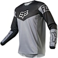 Miniatyrbillede 1 af 5: Høj kvalitet ny Retro Herre FOX Cykeltrøje Mountainbike MTB Racing T-shirt Langærmet Fodboldtrøje E-Grå E-Grå E-Grå E-Grey 2XL