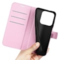 Pikkukuva 4 / 5: Laadukas uuden tyylin Xiaomi Redmi Note 14 5G -kotelo, litsinahka, vaaleanpunainen 67