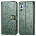 Miniatyrbillede 1 af 5: Højkvalitets nyt læder wallet case stativ til Samsung Galaxy A56 5G Green