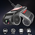 Miniatyrbild 1 av 4: ADAS USB Bilkamera Dashcam Auto Android Körinspelare Med Rörelsedetektering Loop-inspelning Mörkerseende Funktion (FMY) Hög Kvalitet (Påsk)