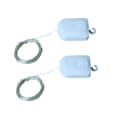1M Genopladelige Lyskæder 2-pak - Flerfarvede Multi-Mode Fe-lys til Havefest Multicolor 2 PC-1M