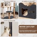 Miniatyrbilde 4 av 8: Selvklebende Klorematte for Katt - Vegg- og Sofabeskyttelse, klorematte for sofa, katteklorematte, hjørne Brown 30cmx100cm