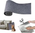 Self-Adhesive Scratch Pad for Cats - Wall and Sofa Protector, Sofa Scratch Pad, Cat Scratch Mat, Corner Dark Gray 40cmx100cm