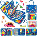 Montessori Busy Board for Children - Educational Activity Toy with Fine Motor & Sensory Training