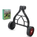 Trimmer Support Wheel Universal Lawn Mower Wheel with Bracket, Adjustable and Ergonomic Wheel System for Grass Trimmer and Edger