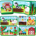 Montessori Busy Board 20 in 1 for Children, Interactive Activity Book for 1-4 Years