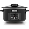 Miniatyrbillede 1 af 4: Mijoteuse - Crockpot - CSC052X - 4,7L - 220W - Programmer op til 20 timer Svart