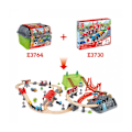 Miniatyrbillede 2 af 4: Hape Railway bucket builder togkredsløb og dens opbevaringsboks 3 - 6 år, 6 år og opefter Flerfärgad