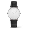 Miniatyrbillede 1 af 2: Ur - Paul Hewitt - PH-SA-S-ST-W-15S - Ø 39 mm - Læder - Kvarts - Analog Grå, Silver, Vit