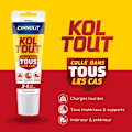 Miniatyrbillede 2 af 4: Montering- og tætningslim - CYANOLIT - Krystal - Tube 125 ml - Transparent - Praktisk og fleksibel