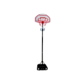 Miniatyrbillede 2 af 4: DEVESSPORT Basketballkurv på Justerbar Stativ 1,65-2,10m Mobil med Hjul, Vægtet Base, Bold Inkluderet, Ideel til Have