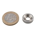 Pikkukuva 2 / 3: Ferrestock fskndc007 10 kpl 15 x 4 mm pyöreitä neodyymimagneetteja 6 mm reiällä - 8430025021797