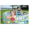 Pikkukuva 5 / 6: Lasten puhallettava allas - Bestway - Läpinäkyvä Tropical Play - Pyöreä - 170x53 cm - Kestävä vinyyli - Monivärinen Flerfärgad